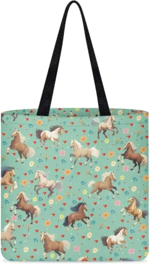 Upetstory Canvas Tote Bag Reusable Grocery Shopping Cloth Bags