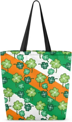 Upetstory Canvas Tote Bag Reusable Shopping Bag Shoulder Handbag for Groceries