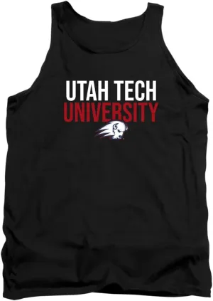 Utah Tech University Official Stacked Unisex Adult Tank Top