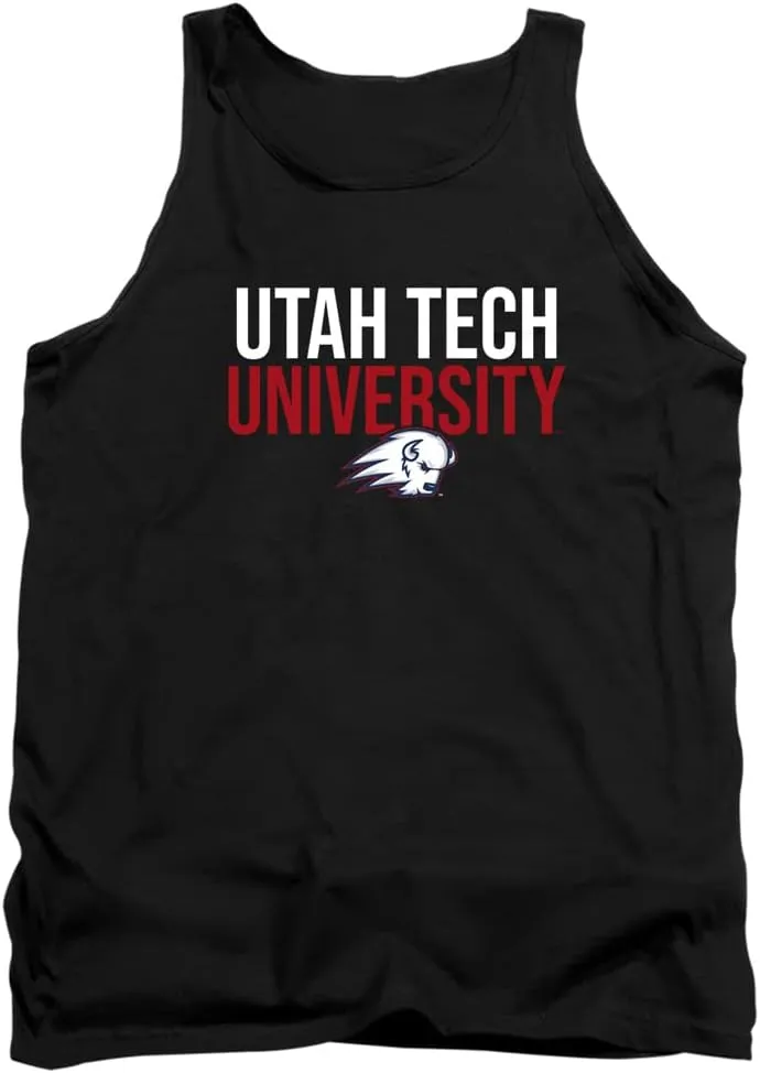 Utah Tech University Official Stacked Unisex Adult Tank Top