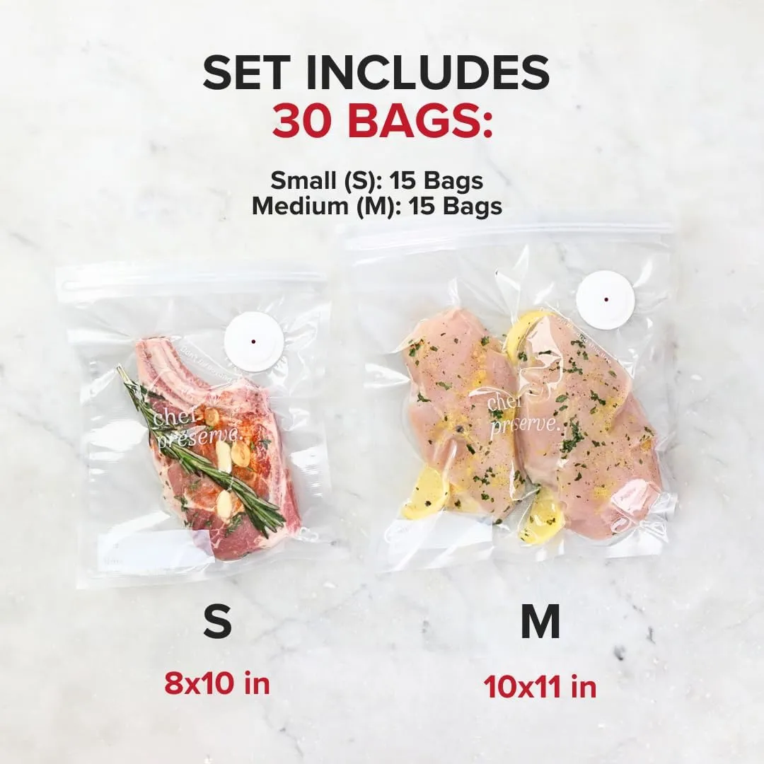 Vacuum Sealer Bags (30 Bags)