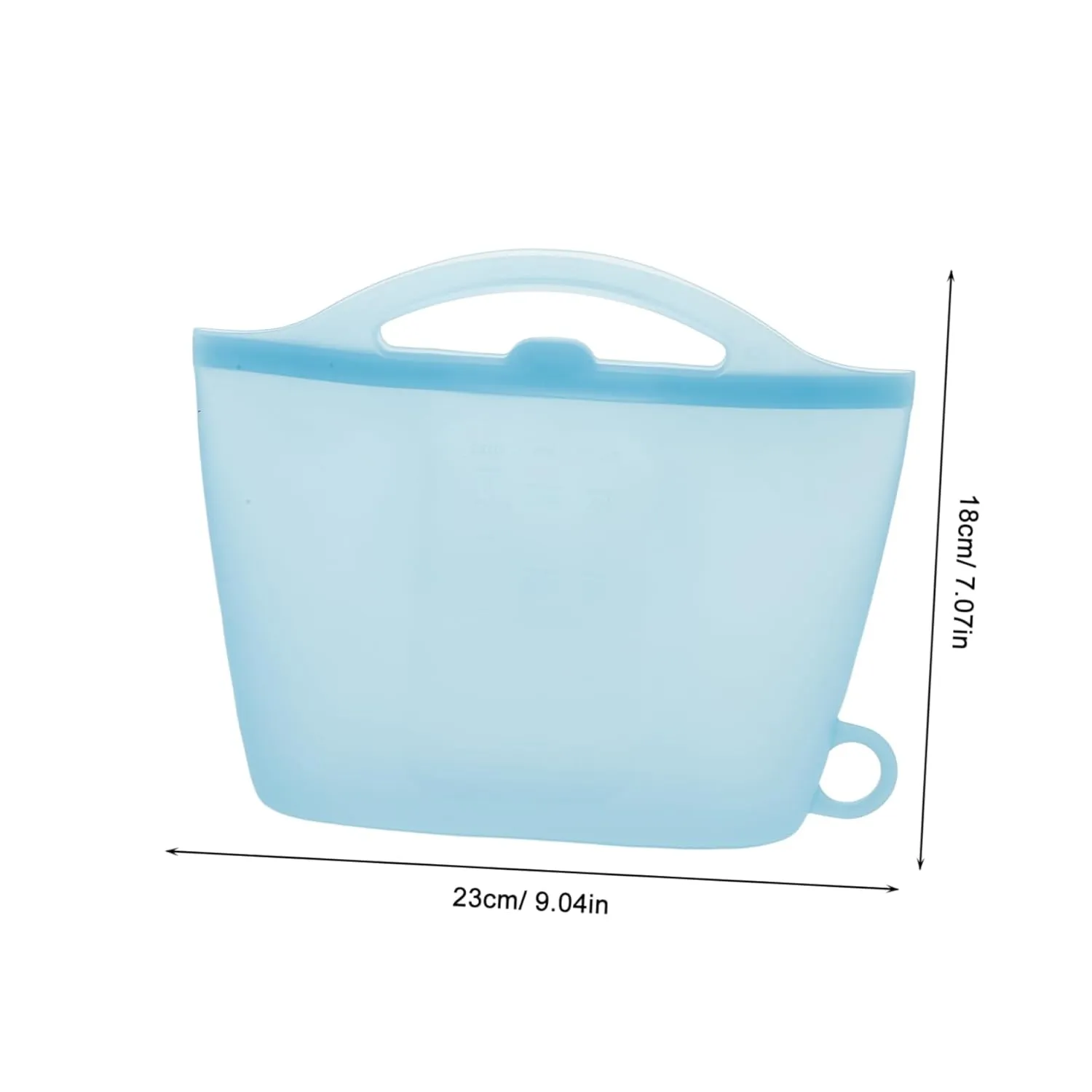 Vaguelly Silicone Microwave Food Bag Reusable Steam Bag Large Capacity for Vegetables Fruits Warm Milk Bottles for Busy Parents