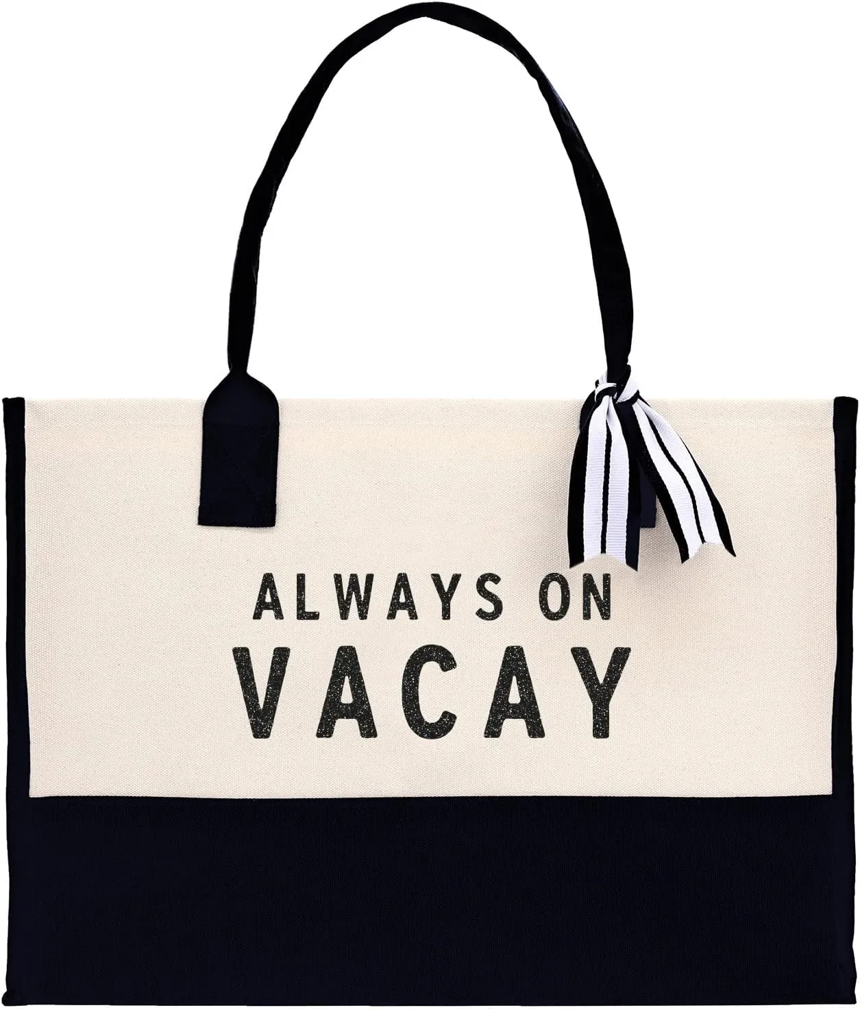 VANESSA ROSELLA Beach Tote Bag Large - Chic Tote Bag for Pool Gym Travel Cruise Picnic Road Trip