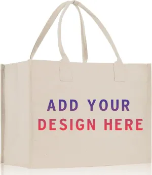 VANESSA ROSELLA Custom Print Logo Wholesale Bulk Canvas Tote Bag