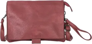Vegan Leather Crossbody Shoulder Bag for Women – Medium Messenger Purse with Wristlet & Adjustable Strap – Tammy