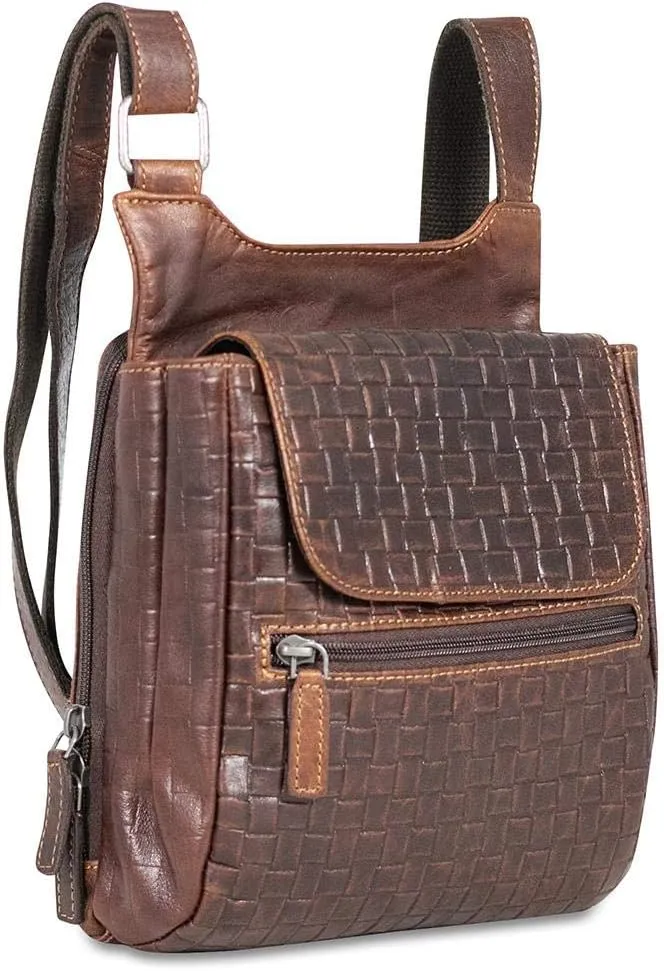 Voyager Woven Slim Crossbody Bag #WF831