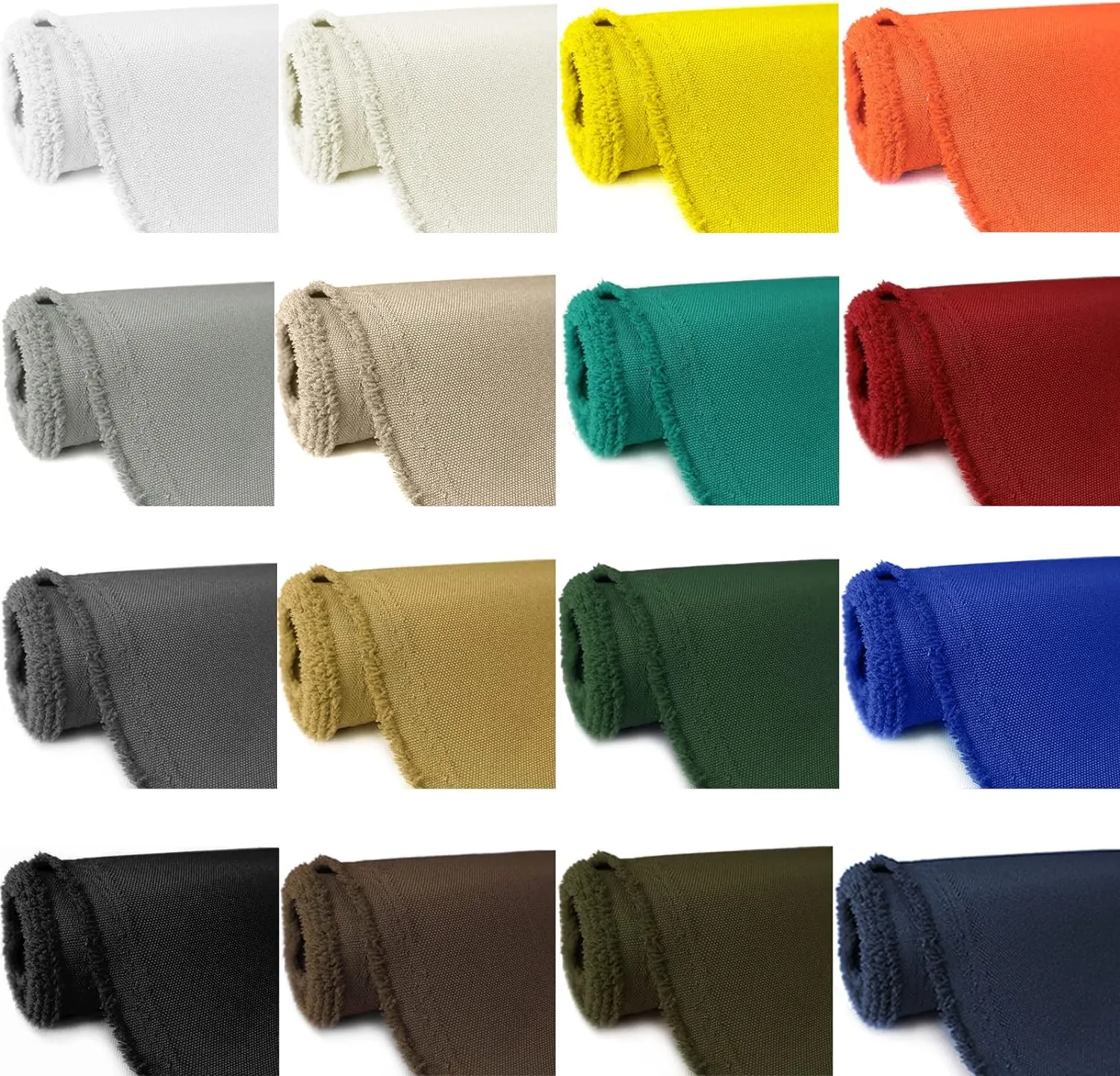 Waterproof Canvas Fabric by The Yard 58" W 600D Upholstery Polyester Material Indoor Outdoor Water Resistant Fabric for Chair Cushion Furniture Cover Sewing DIY Cloth, 2 Yards Gray