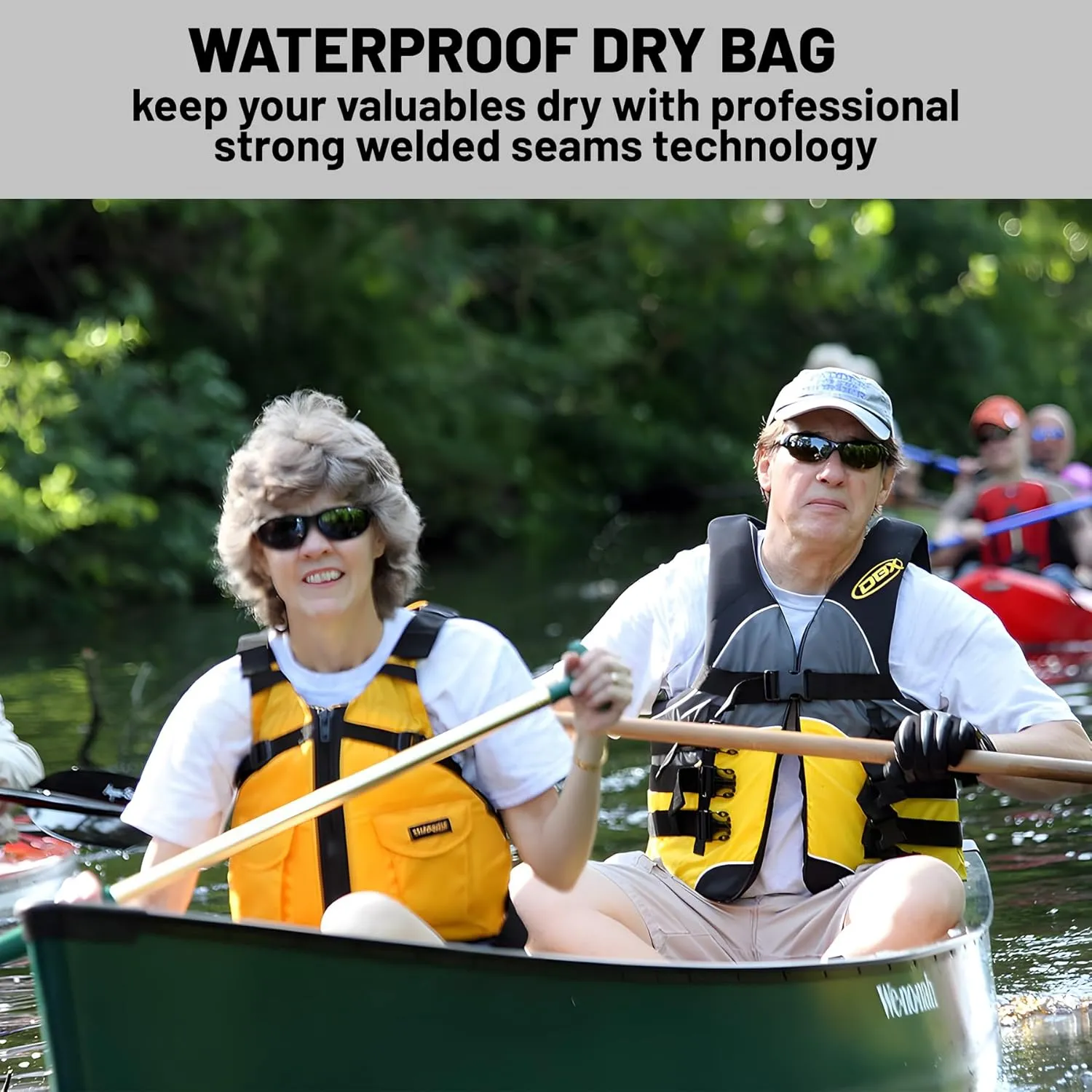 Waterproof Dry Bag,Roll Top American Flag Vintage Small Waterproof Backpack 5L/10L/20L Floating and Lightweight Bags for Kayaking, Boating, Fishing, Swimming and Camping
