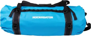 Waterproof Duffle Bag for Travel and Camping with Roll-Top Closure, Durable, All-Weather, and Versatile Dry Bag - Rockagator Mammoth Series (60 Liter, Light Blue)