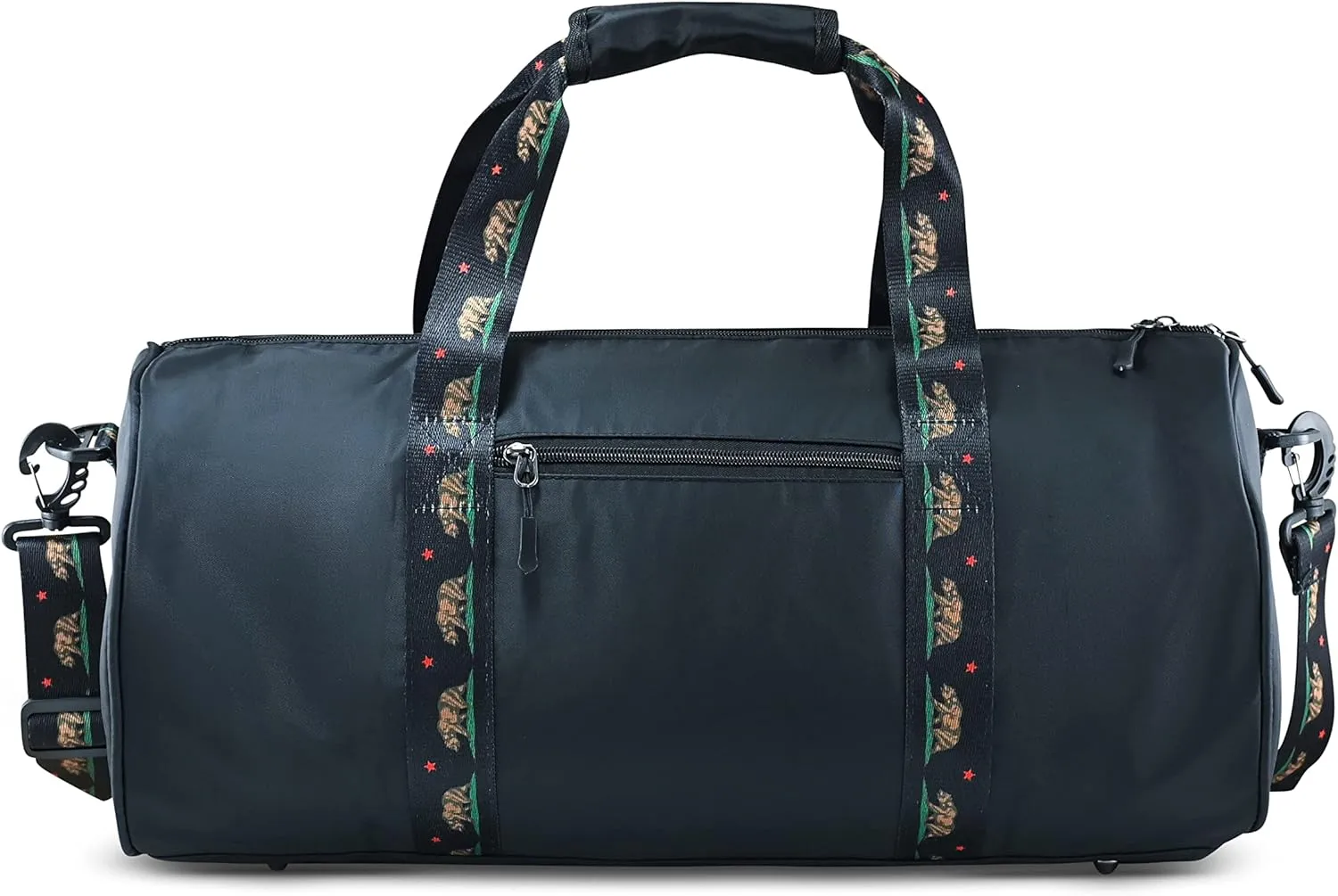 Waterproof Duffle Bag - Wide Opening, Ergonomic Handles | Suitable for Gym, Boating, Camping | Travel Duffle Bag for Men & Women (California Republic)