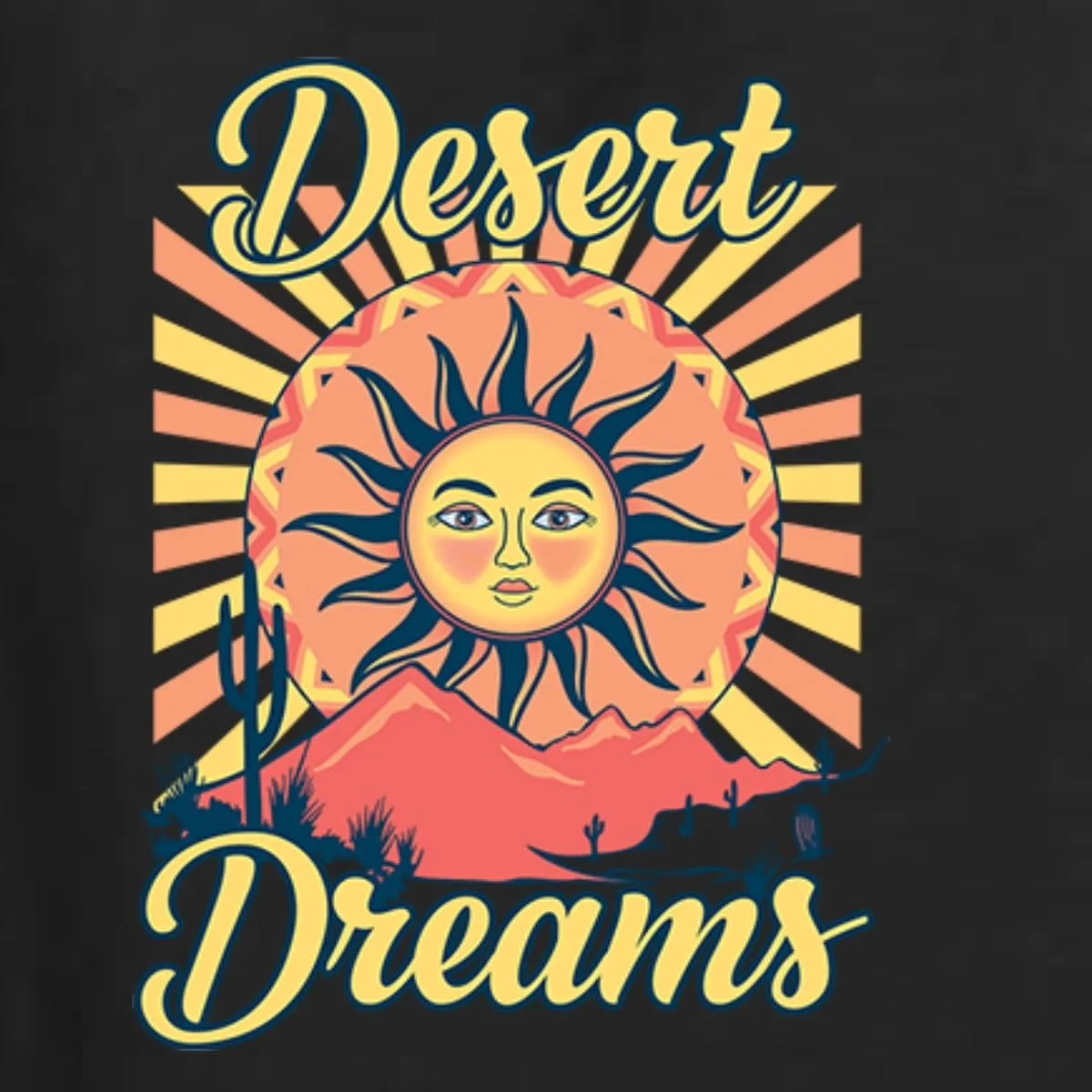 Wild Bobby Desert Appreciation Warm Weather Lover Nature Lover Unisex Crewneck Sweatshirt