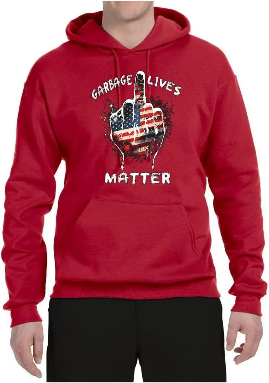 Wild Bobby Garbage Lives Matter Funny MAGA Middle Finger Trump 2024 Political Sweatshirt