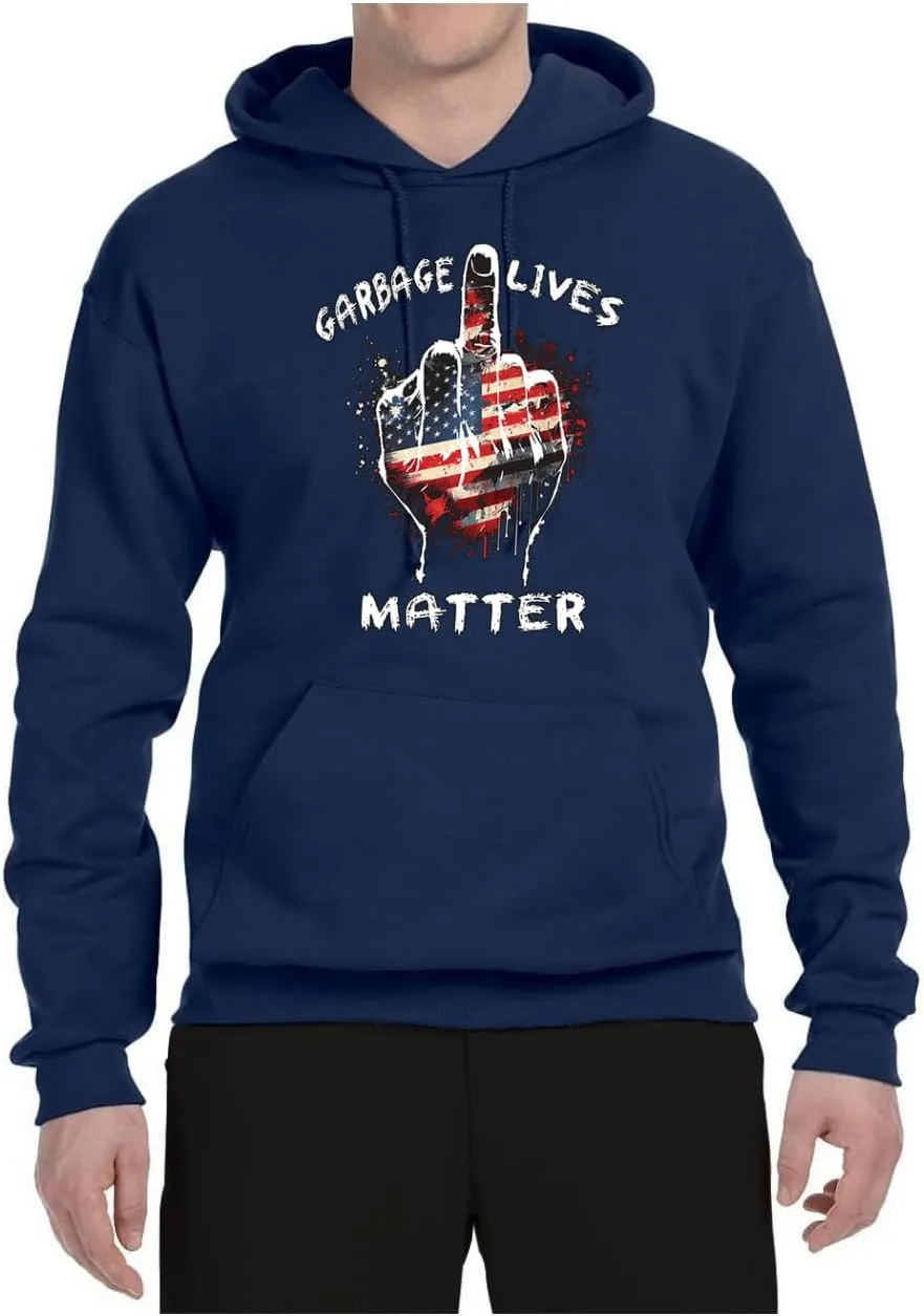 Wild Bobby Garbage Lives Matter Funny MAGA Middle Finger Trump 2024 Political Sweatshirt