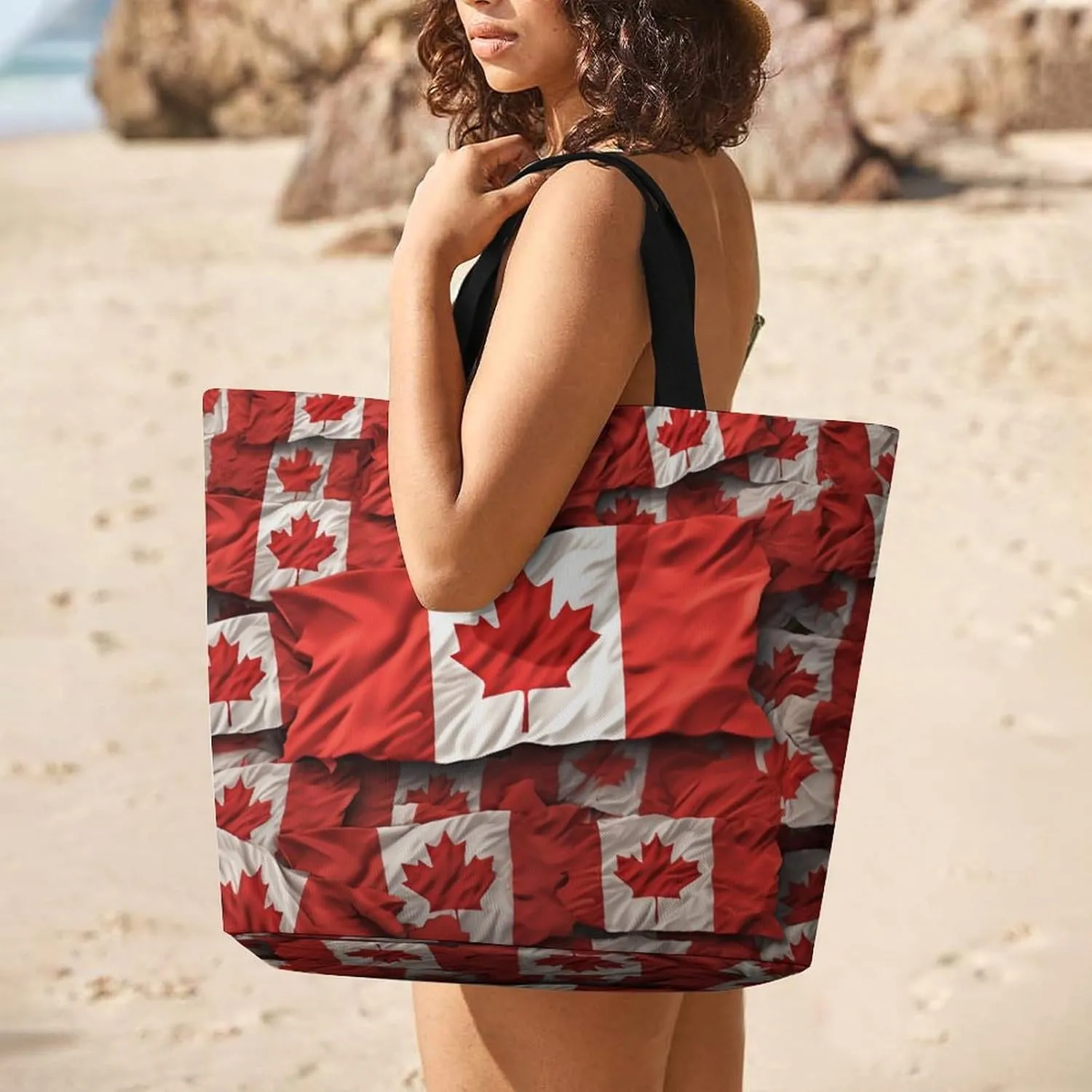 Wildlife Spider Tote Bags, Reusable Grocery Bags, Large Shopping Bag, Shoulder Bag for Women