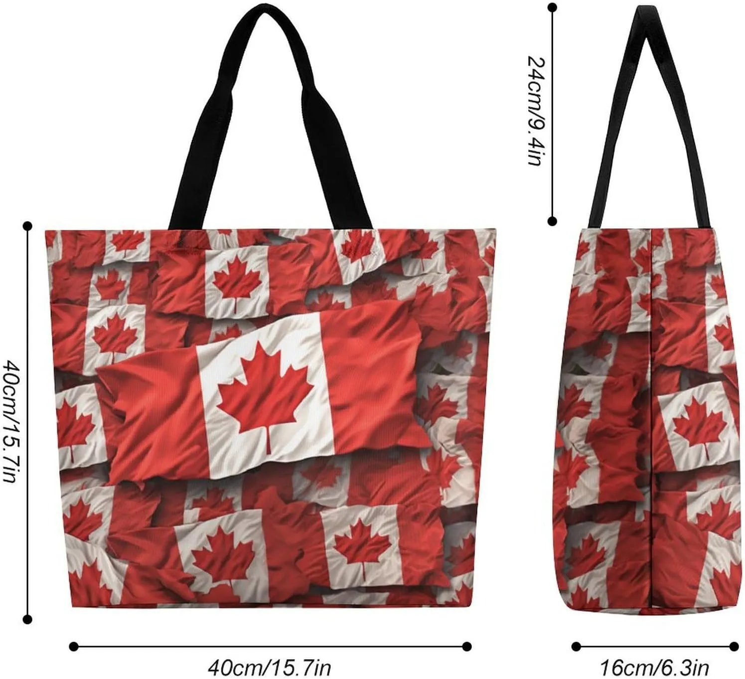 Wildlife Spider Tote Bags, Reusable Grocery Bags, Large Shopping Bag, Shoulder Bag for Women