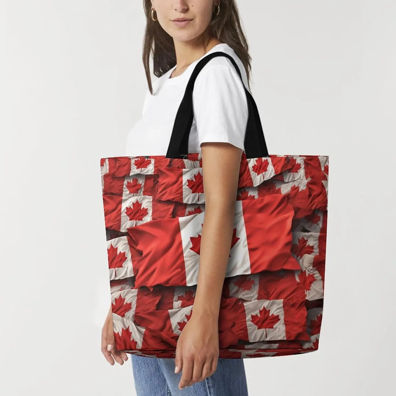 Wildlife Spider Tote Bags, Reusable Grocery Bags, Large Shopping Bag, Shoulder Bag for Women