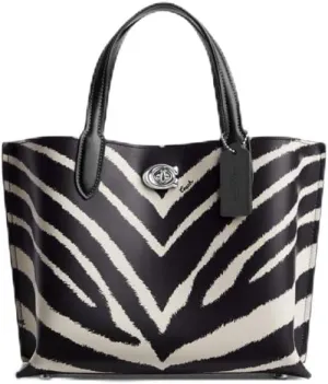 Willow Tote 24 With Zebra Print