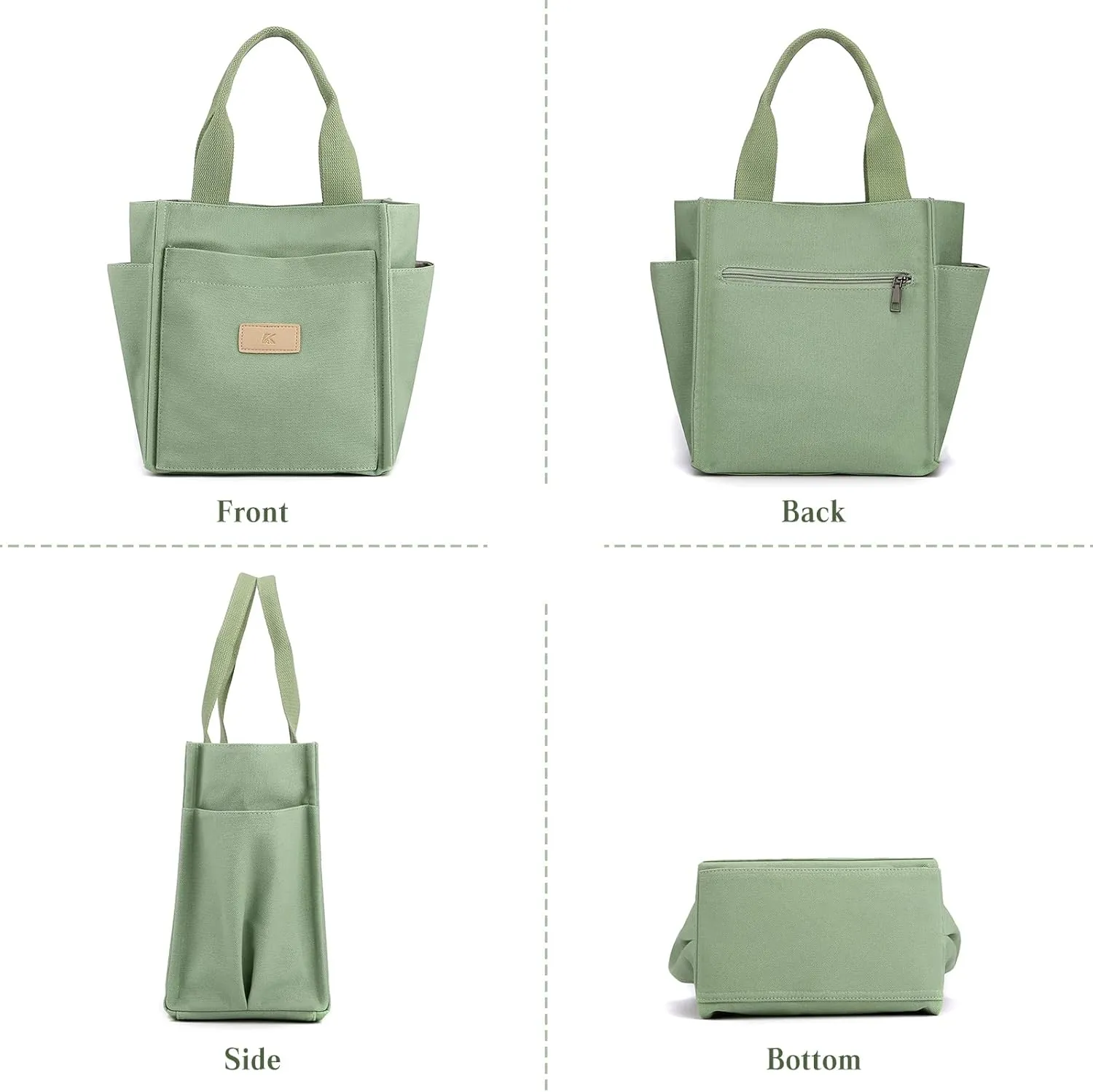 Women Shoulder Bag Casual Handbag Canvas Tote Purse Ladies Top Handle Bag