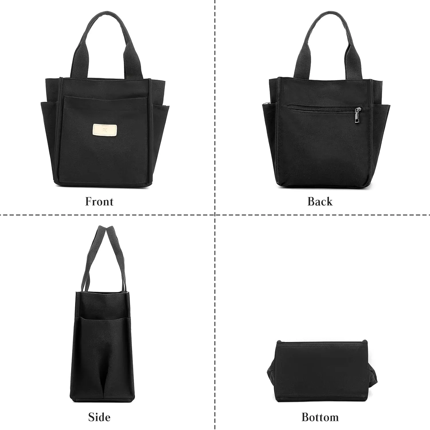 Women Shoulder Bag Casual Handbag Canvas Tote Purse Ladies Top Handle Bag