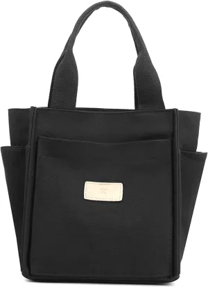 Women Shoulder Bag Casual Handbag Canvas Tote Purse Ladies Top Handle Bag