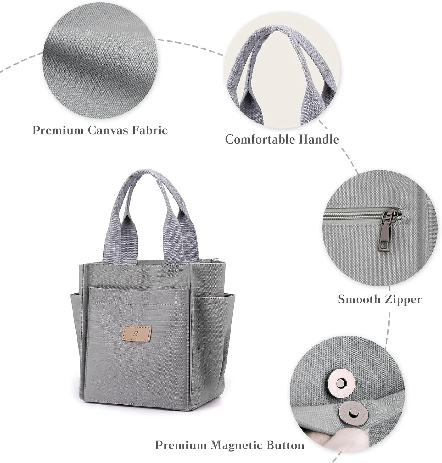 Women Shoulder Bag Casual Handbag Canvas Tote Purse Ladies Top Handle Bag