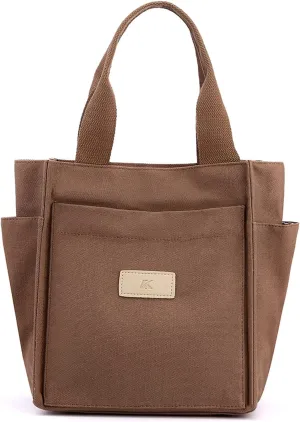 Women Shoulder Bag Casual Handbag Canvas Tote Purse Ladies Top Handle Bag