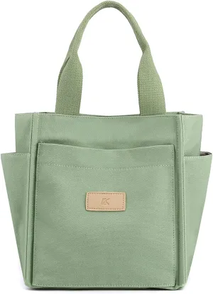 Women Shoulder Bag Casual Handbag Canvas Tote Purse Ladies Top Handle Bag