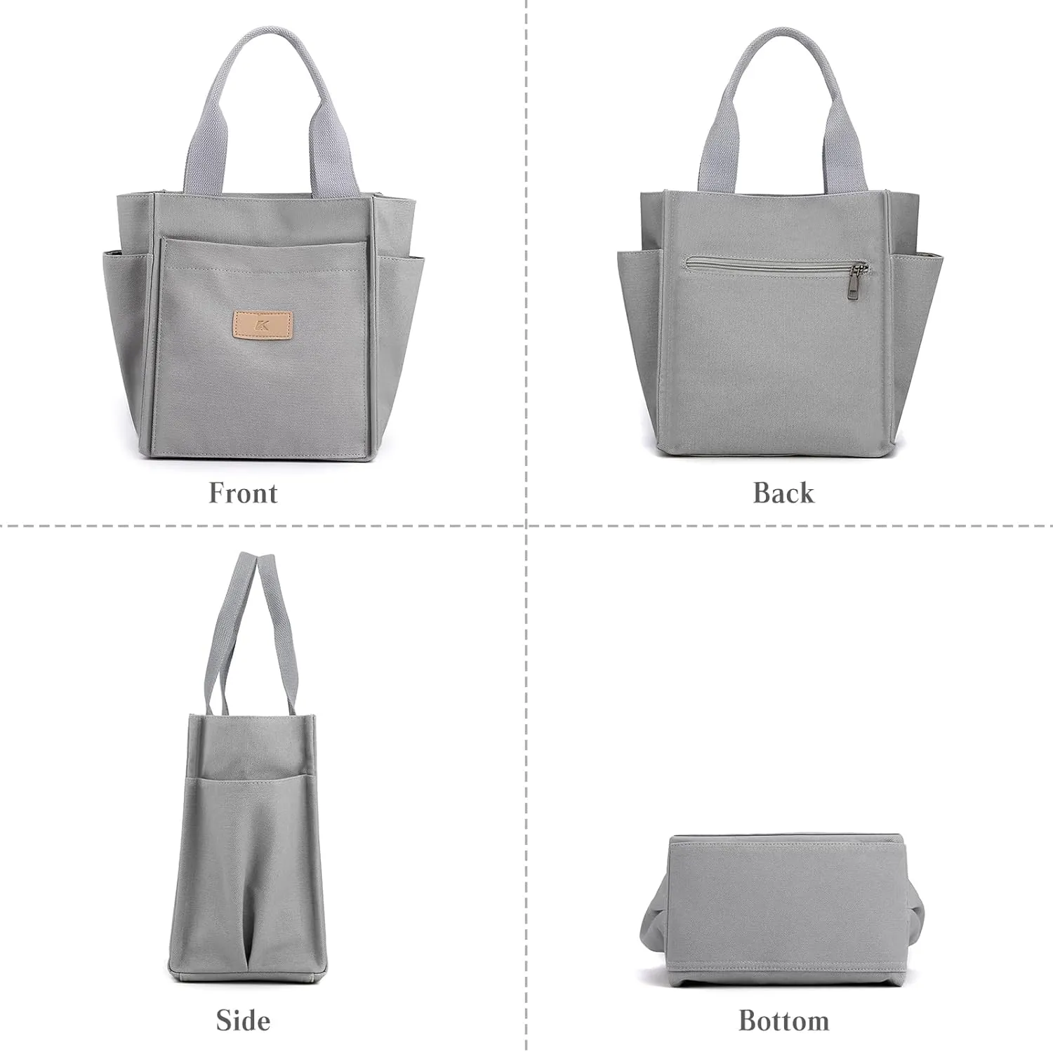 Women Shoulder Bag Casual Handbag Canvas Tote Purse Ladies Top Handle Bag