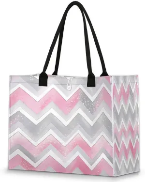 Womens Birthday Gifts Tote Bag Geometric Watercolor Doodle Beach Bags for Women Handbags