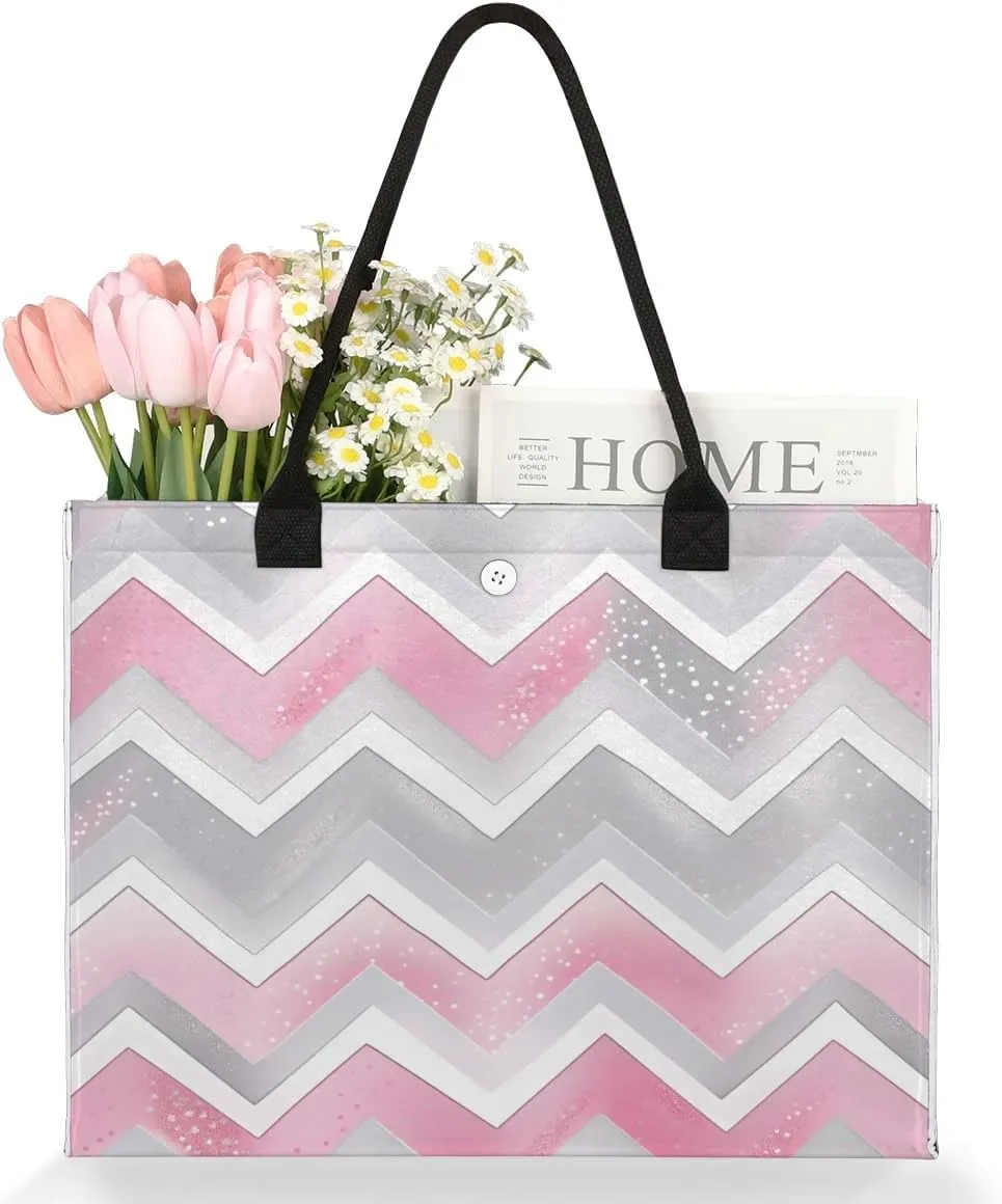 Womens Birthday Gifts Tote Bag Geometric Watercolor Doodle Beach Bags for Women Handbags