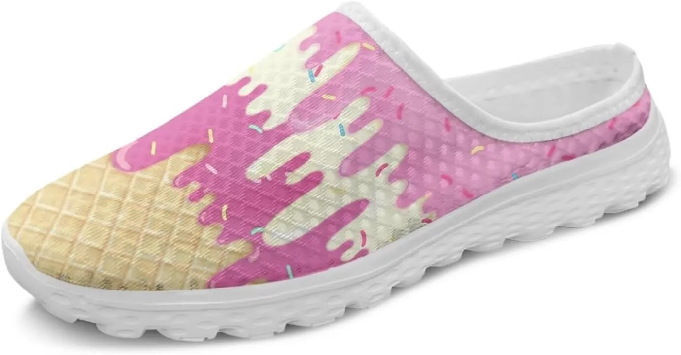 Womens Mules Slip on Round Toe Classic Garden Clogs Non Slip Walking Sneaker, EVA Sole & Arch Support