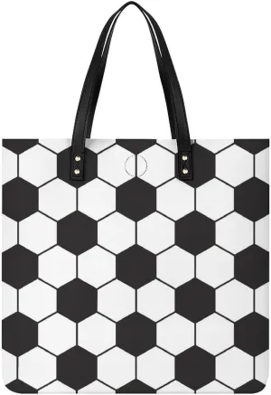 Wooden Wood Planks Fashionable All Printed Leather Handbag Unisex