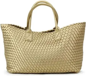 Woven Bag Shopper Bag Travel Handbags and Purses Women Tote Bag Large Capacity Shoulder Fashion Bags