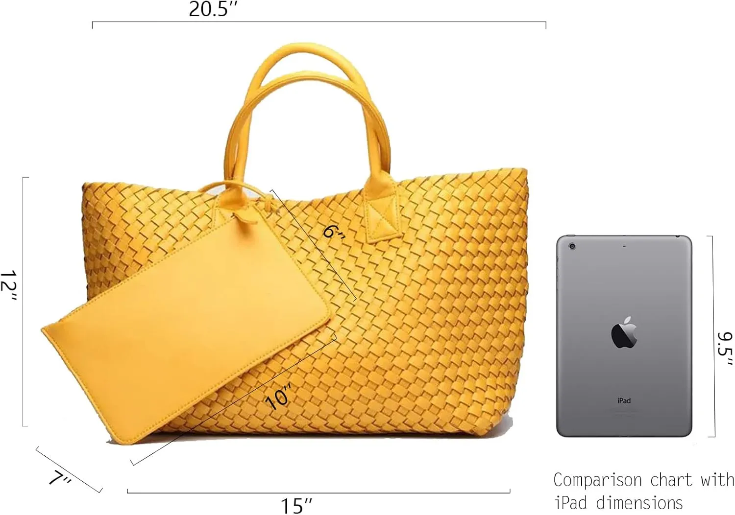 Woven Bag Shopper Bag Travel Handbags and Purses Women Tote Bag Large Capacity Shoulder Fashion Bags