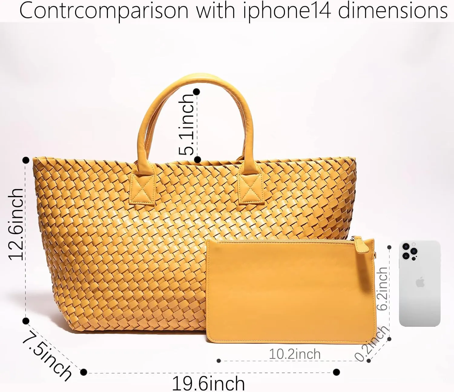 Woven Bag Shopper Bag Travel Handbags and Purses Women Tote Bag Large Capacity Shoulder Fashion Bags