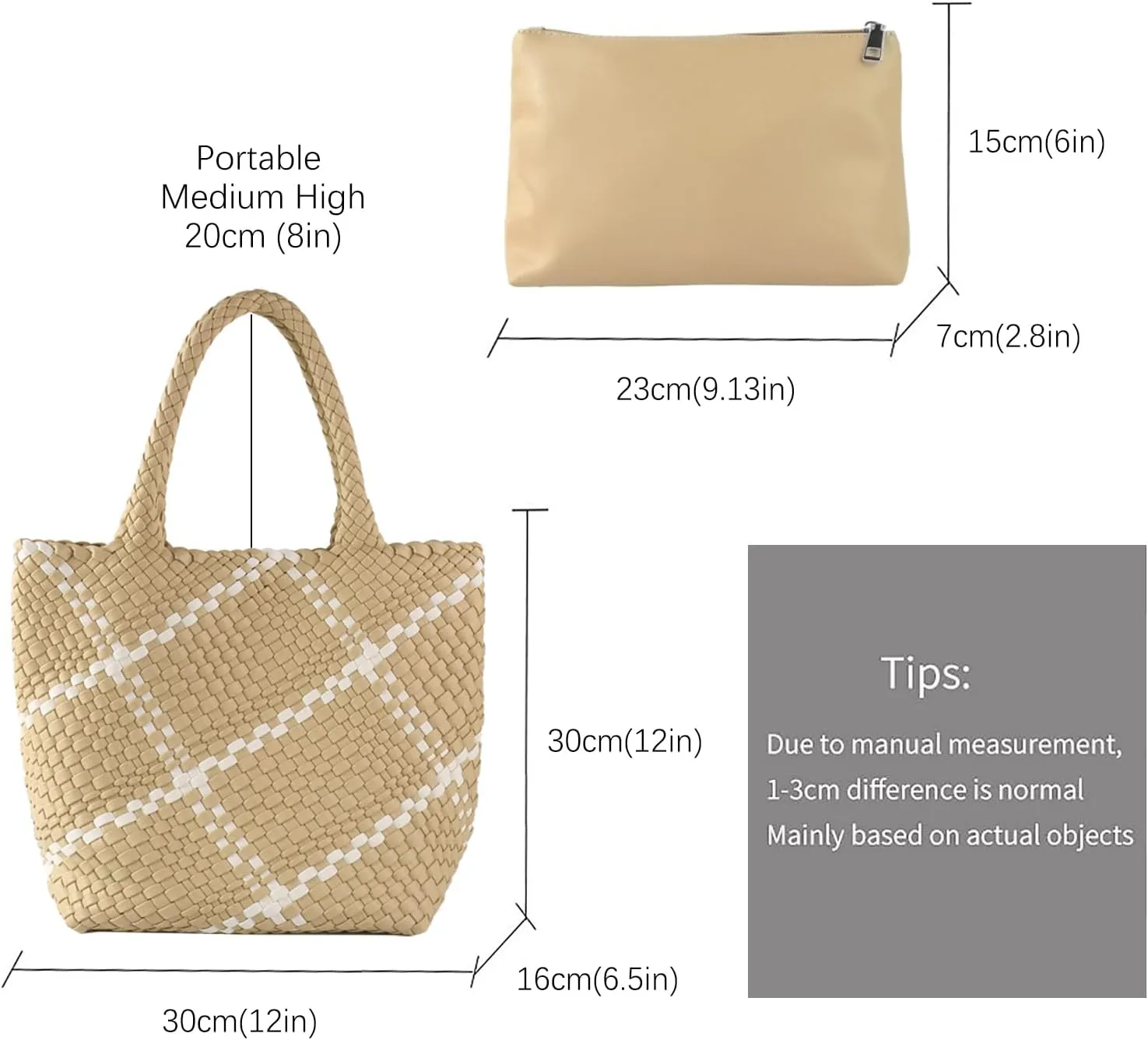 Woven Handbag for Women Top Handle Shoulder Bag Vegan Leather Shopper Bag Large Travel Totes Summer Beach Tote Bags