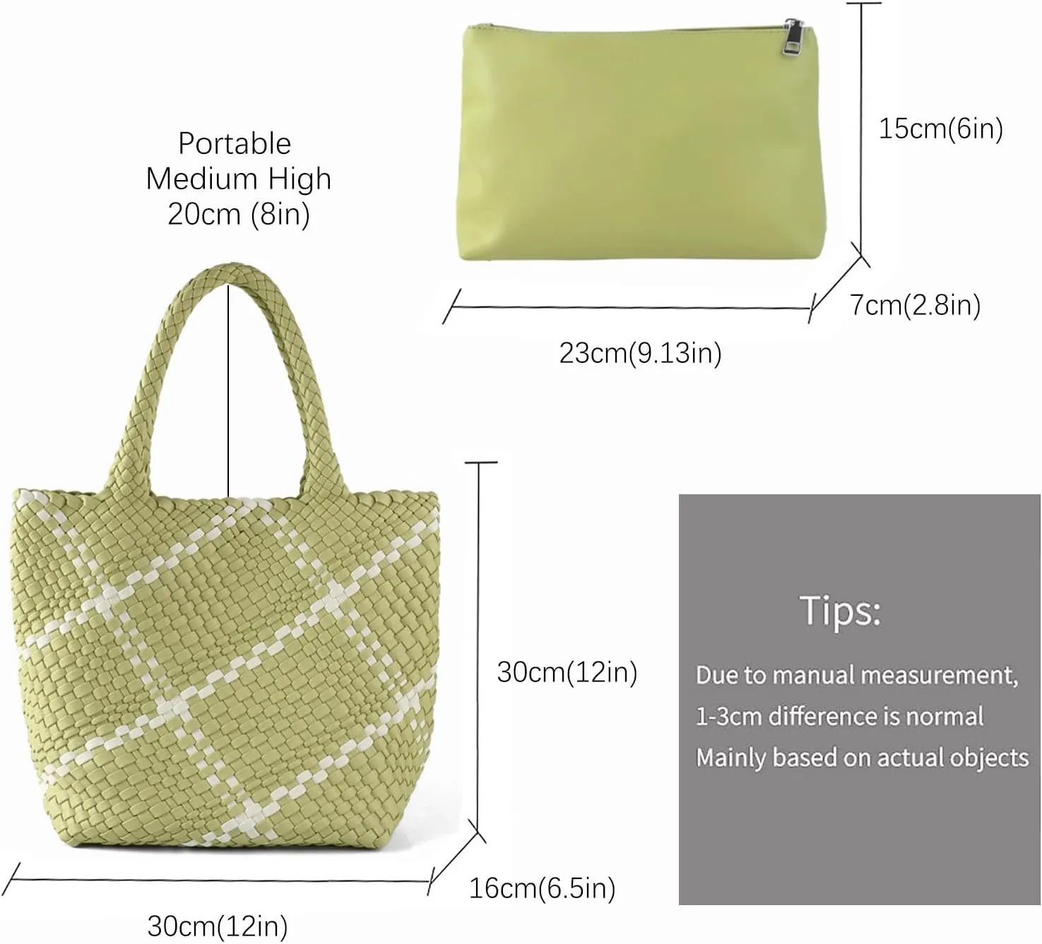 Woven Handbag for Women Top Handle Shoulder Bag Vegan Leather Shopper Bag Large Travel Totes Summer Beach Tote Bags