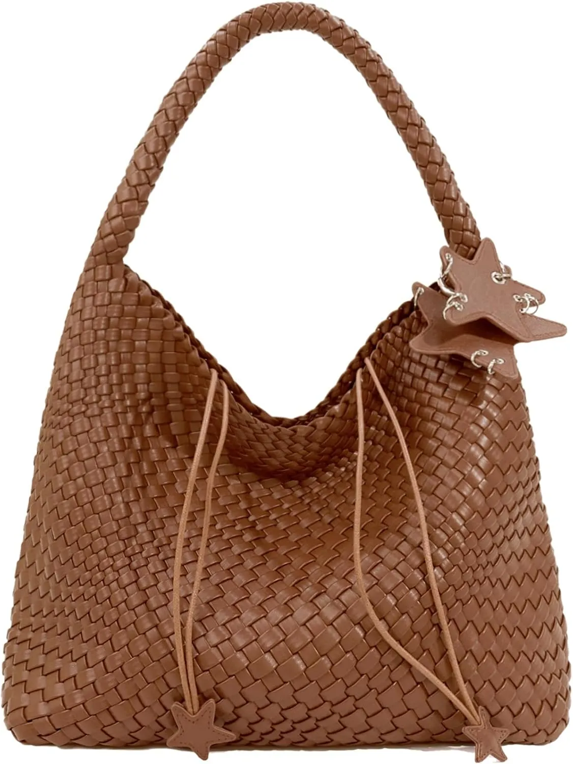 Woven Tote Bag for Women, Shoulder Handbags, Beach Hobo, Handwoven Satchel Underarm Bag, Top-Handle Bag With Purses