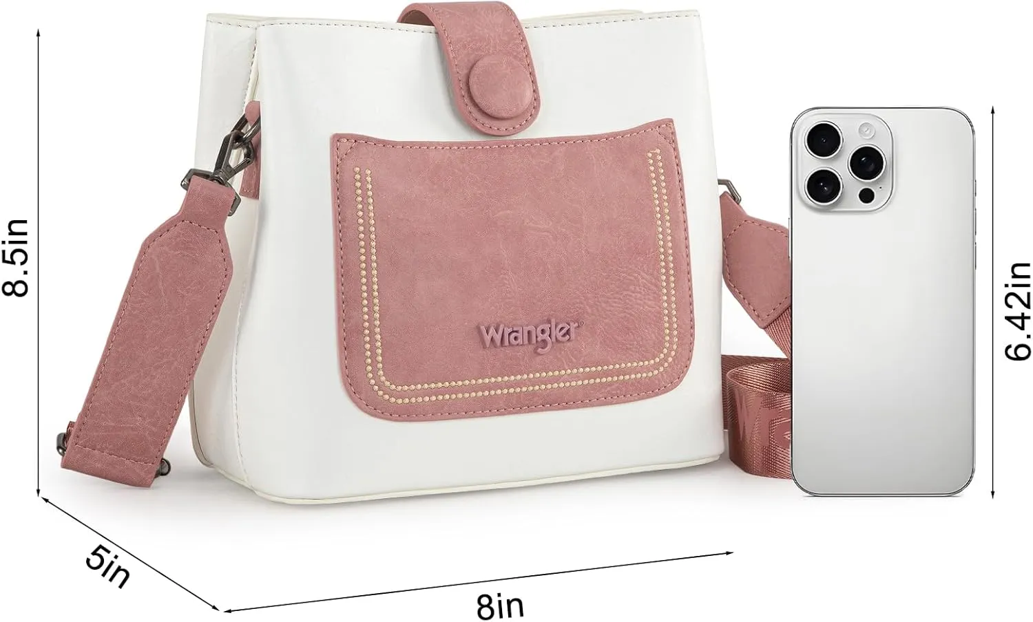 Wrangler Crossbody Purses for Women Cute Handbag and Shoulder Bag for Ladies