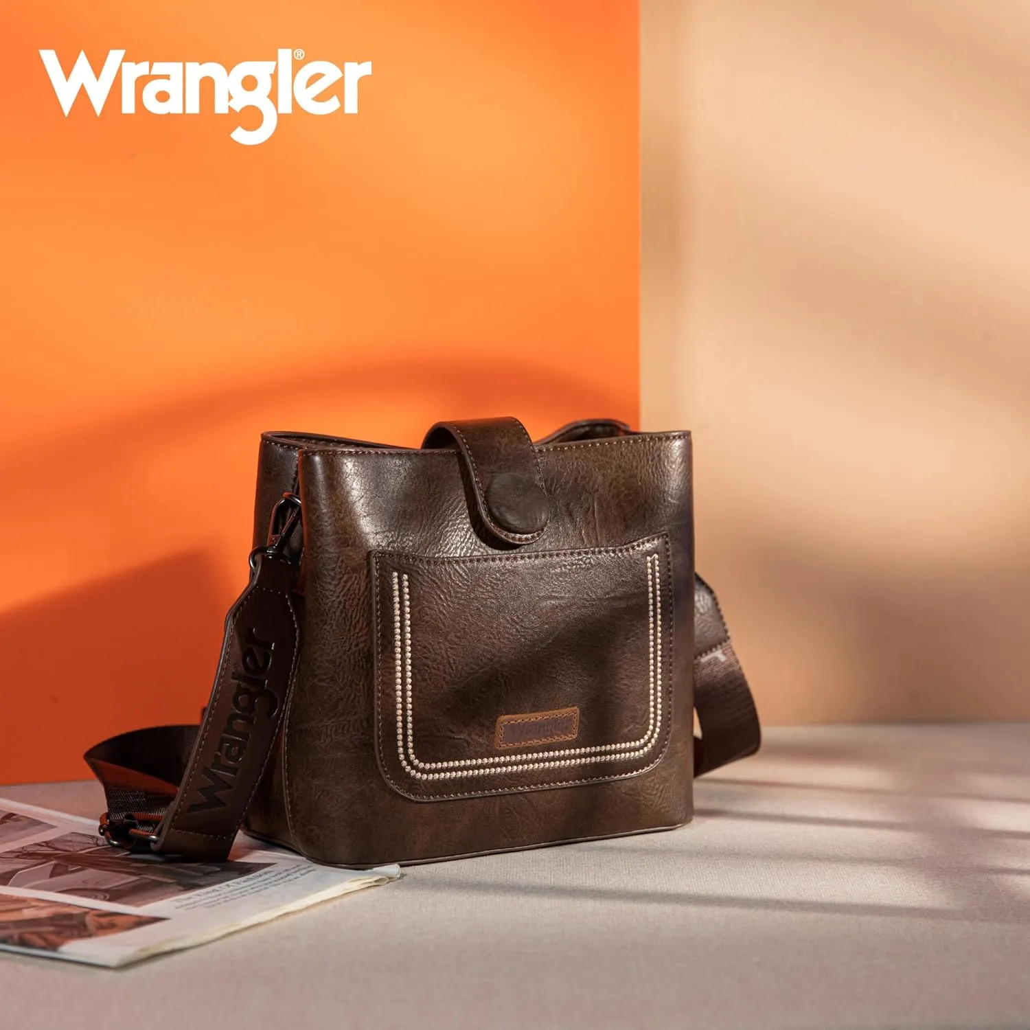 Wrangler Crossbody Purses for Women Cute Handbag and Shoulder Bag for Ladies