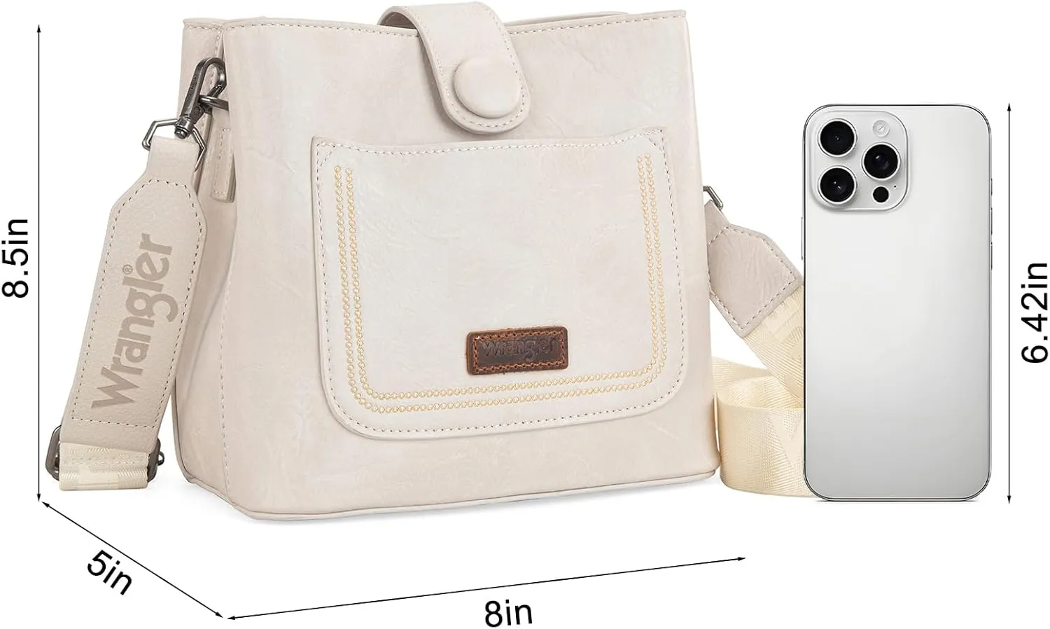 Wrangler Crossbody Purses for Women Cute Handbag and Shoulder Bag for Ladies