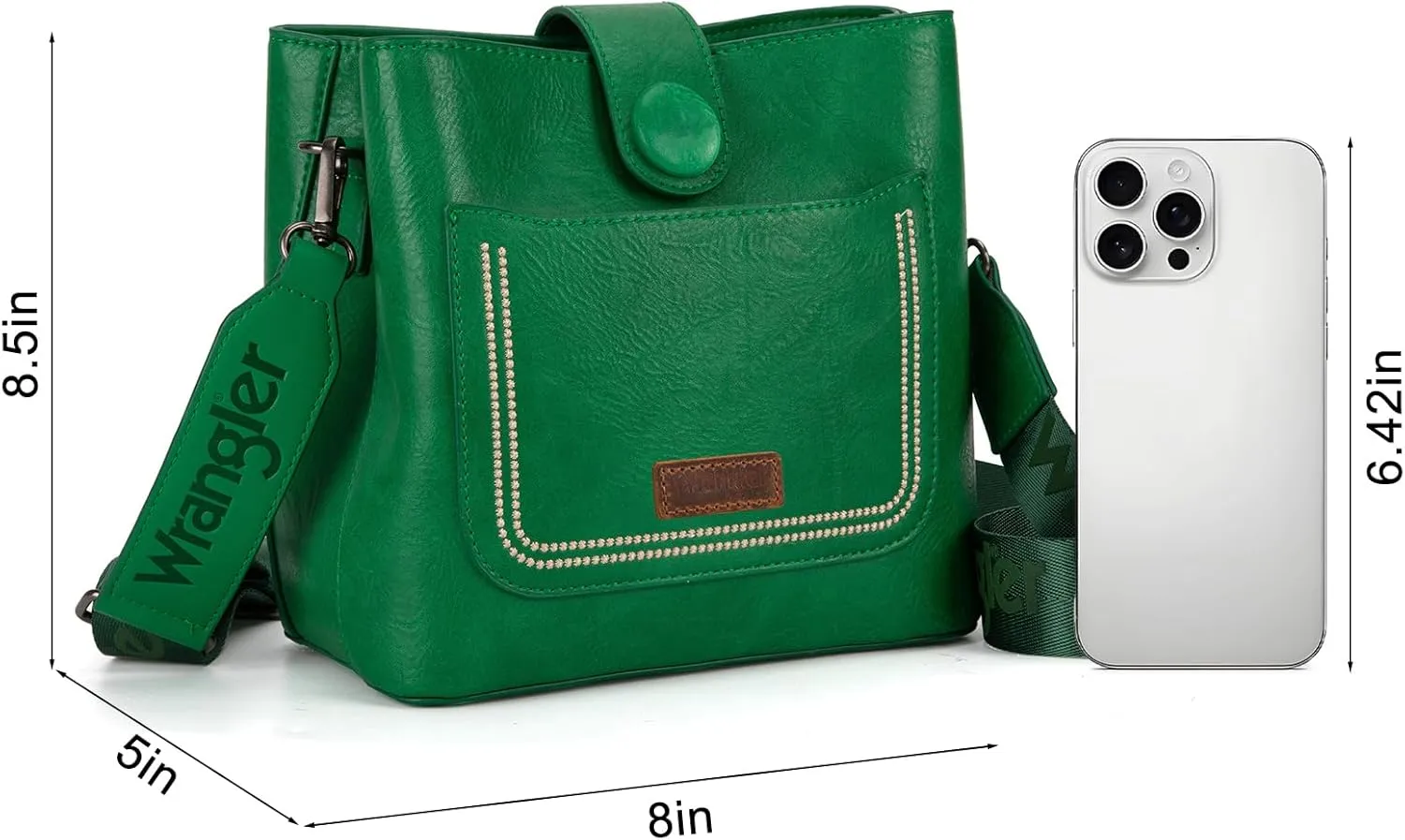 Wrangler Crossbody Purses for Women Cute Handbag and Shoulder Bag for Ladies