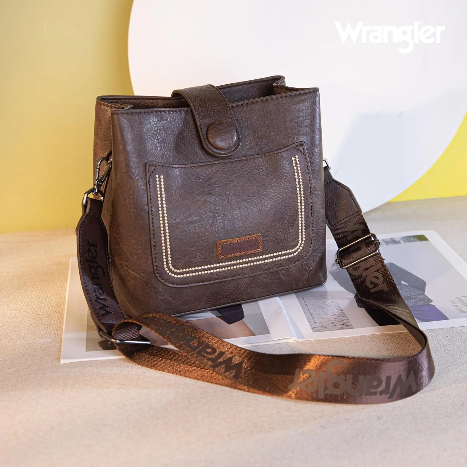 Wrangler Crossbody Purses for Women Cute Handbag and Shoulder Bag for Ladies