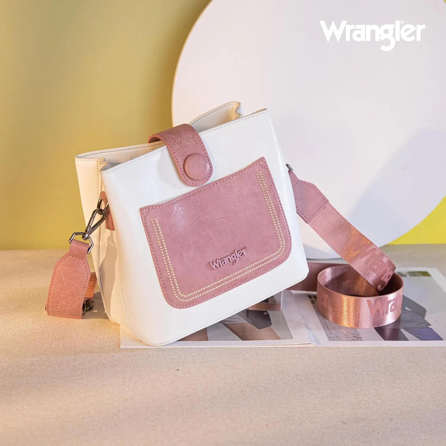 Wrangler Crossbody Purses for Women Cute Handbag and Shoulder Bag for Ladies
