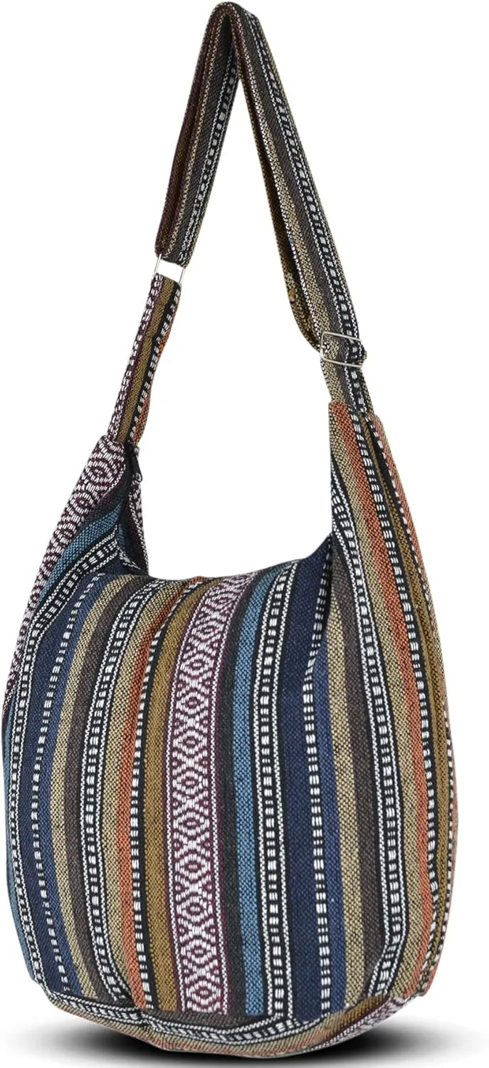 Your Cozy Hobo Sling Bags For Women Crossbody Bag Thai Top Handmade Shoulder Bag with Adjustable Strap