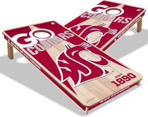 YouTheFan NCAA 2’ x 4’ Professional Wood Cornhole Game