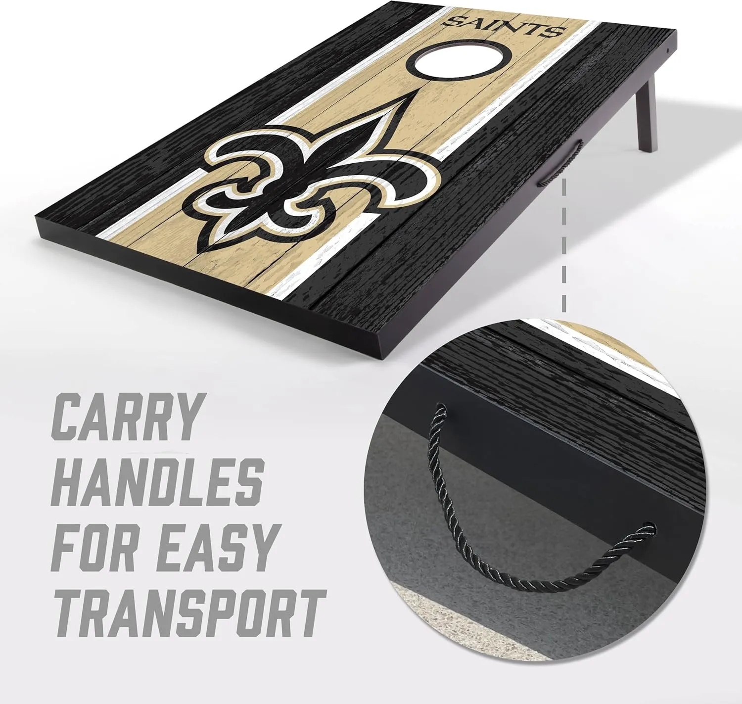 YouTheFan NFL 2' x 3' Portable Cornhole Game with Logo Bags