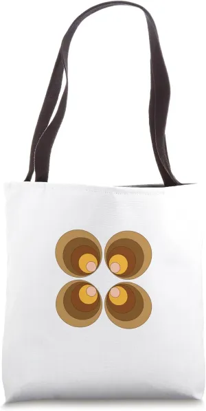 Zen Bloom - Geometric 4 Petal Flower for Extreme Luck Tote Bag