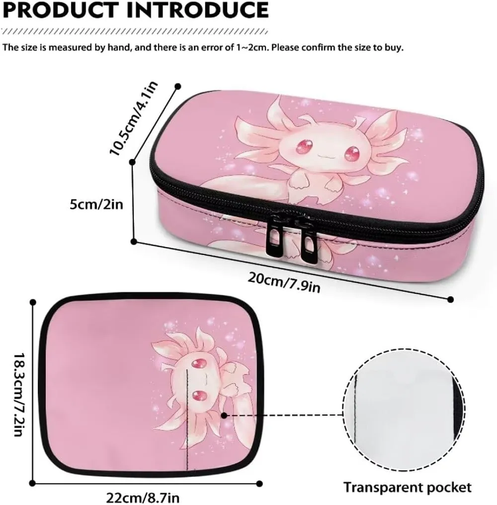 ZOUTAIRONG Axolotl Insulin Cooler Travel Case for Women Diabetic Kit Insulated Organizer Portable Cooling Bag for Insulin Pen and Medication Diabetic Supplies Spring Pink