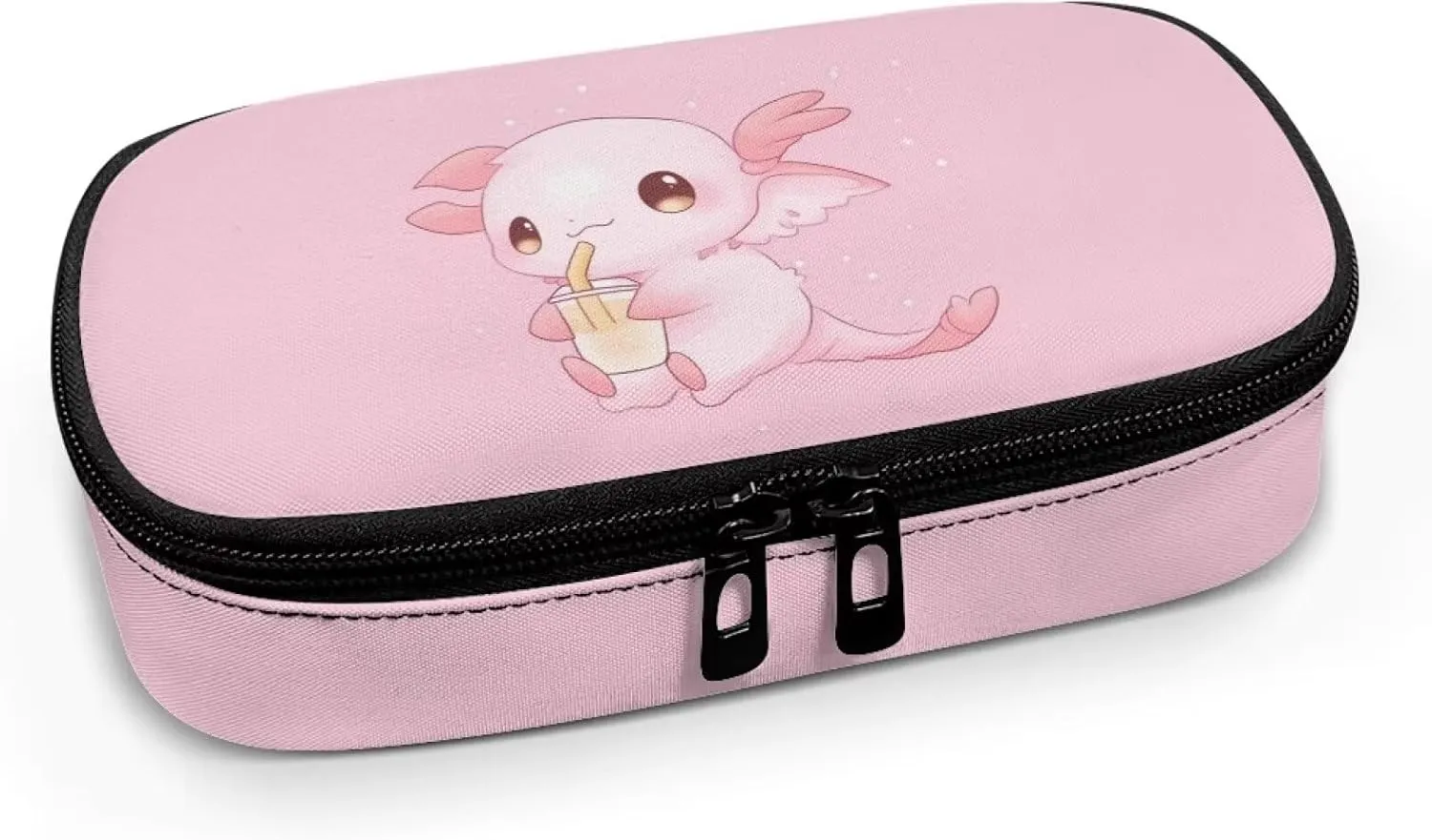 ZOUTAIRONG Axolotl Insulin Travel Case Cooler for Medicine Insulated Organizer Medication Cooler Bag for Diabetic Insulin Pen and Vials Storage Christmas Gifts Pink